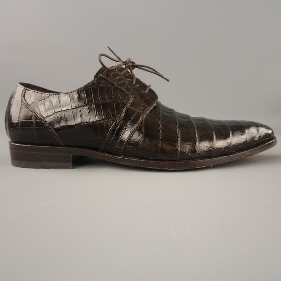 MEZLAN Size 9 Brown Textured Lace Up Lace Up Shoes - Picture 1 of 8